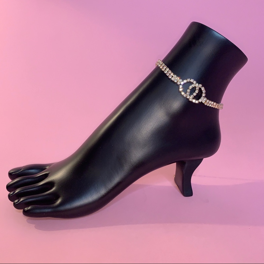 Luna Diamante Gold Anklet - BOUTIQUE